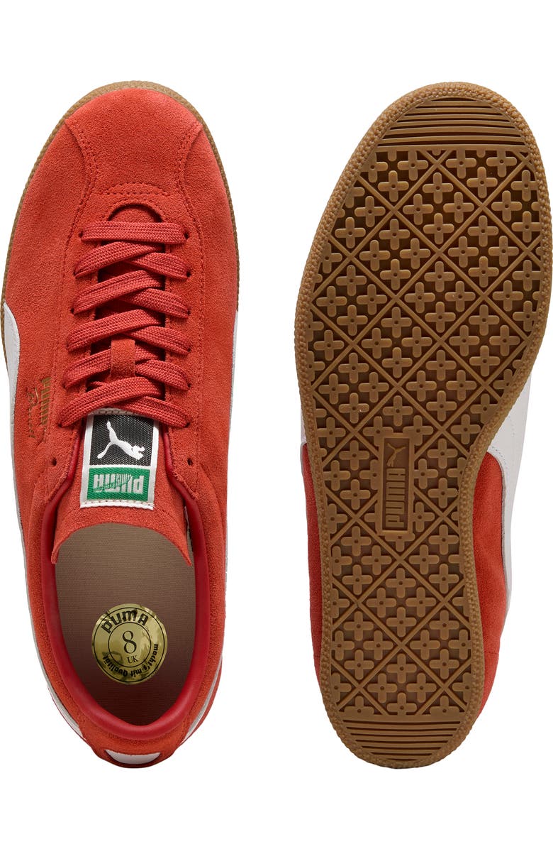 PUMA Brasil Sneaker, Alternate, color, Candy Apple-Puma White