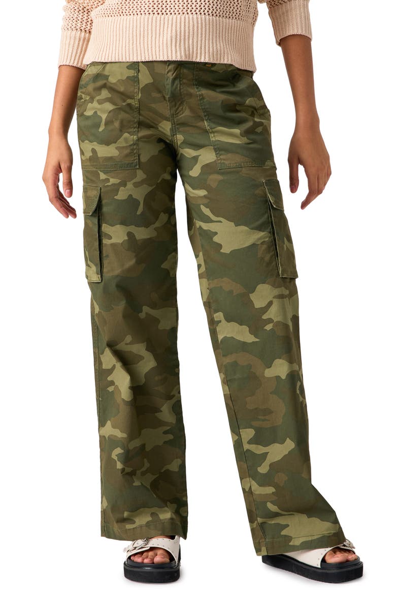Reissue Camo Print Stretch Cotton Cargo Pants, Main, color, RENEW CAMO