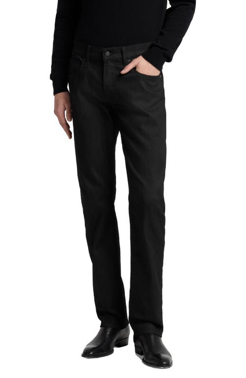7 For All Mankind The Straight Leg Jeans In Black