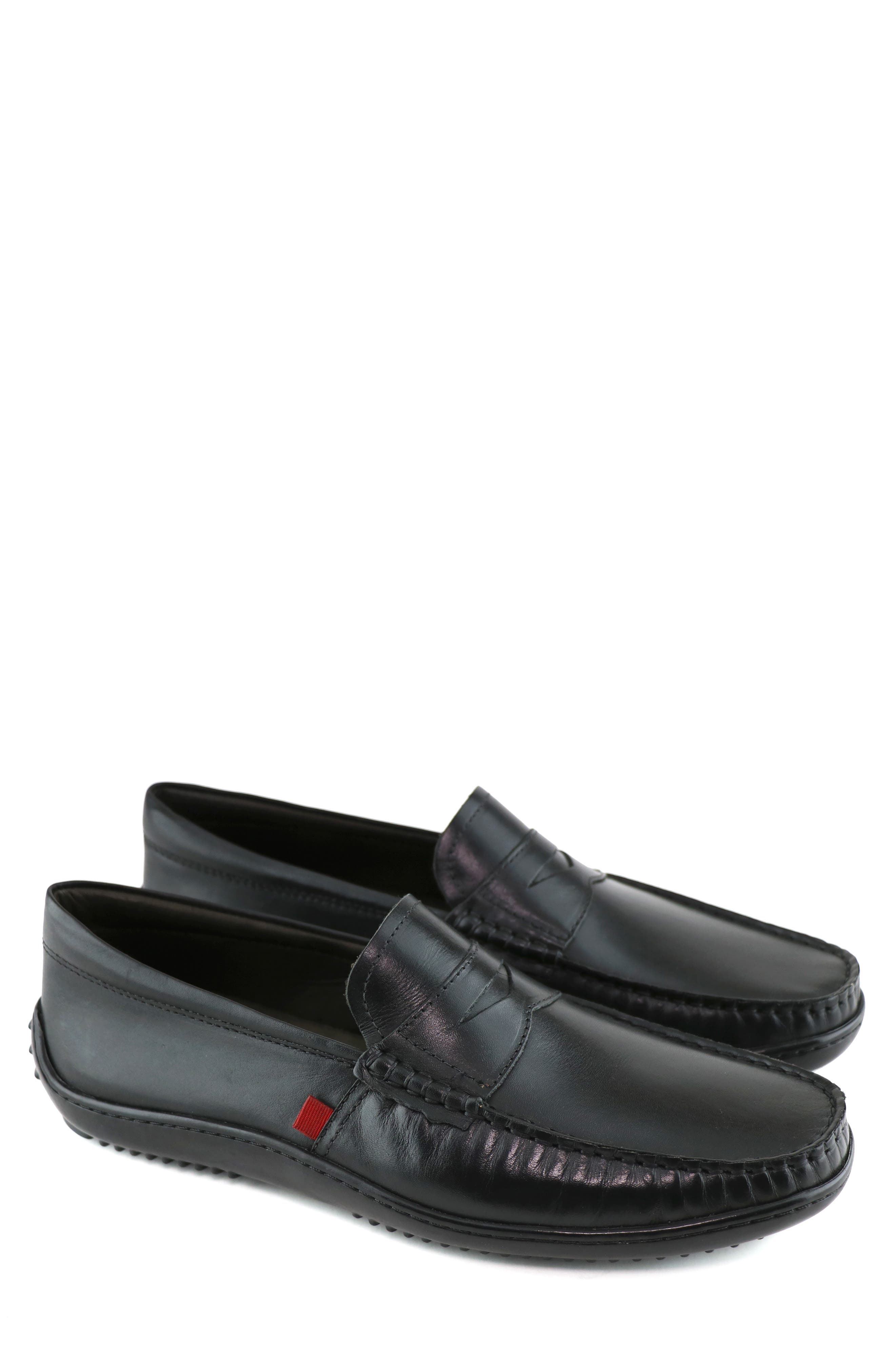 Park Hill Driving Shoe, Alternate, color, BLACK NAPA