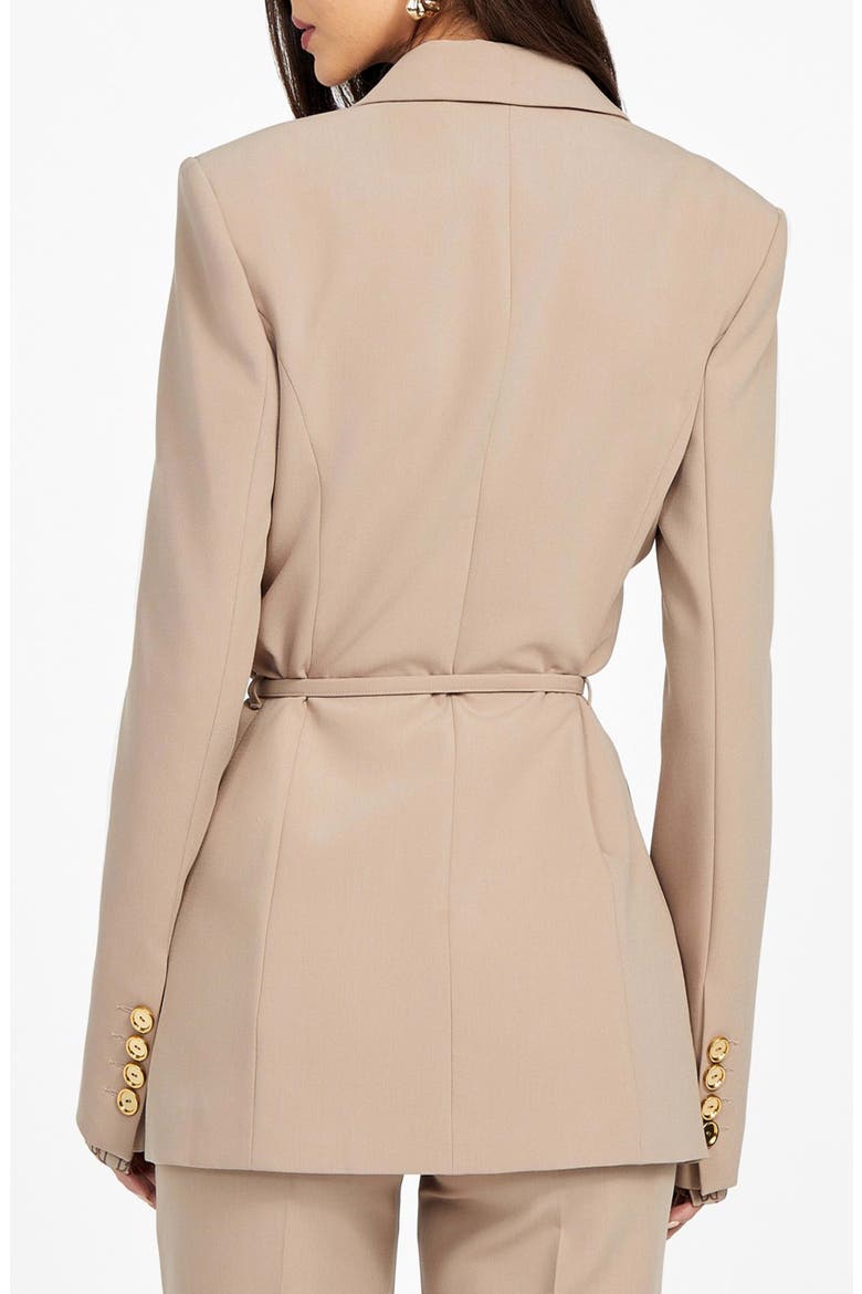 Dalia Belted Blazer, Alternate, color, BEIGE