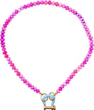 SHOP SPICY DAN Maui Pink Opal Gold Plated Necklace