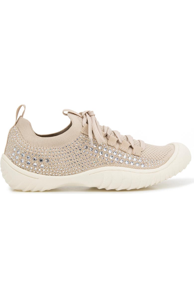 JBU Brittney Knit Slip-On Sneaker, Alternate, color, Light Taupe/ Jewel