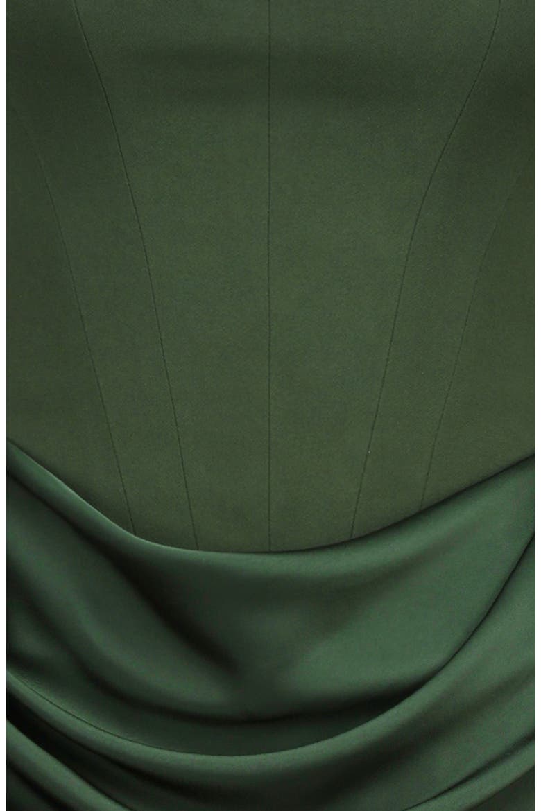 persephone green dress Persephone Emerald Green Satin Prom Dress
