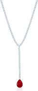 SUZY LEVIAN Gala Lariat Tennis Necklace