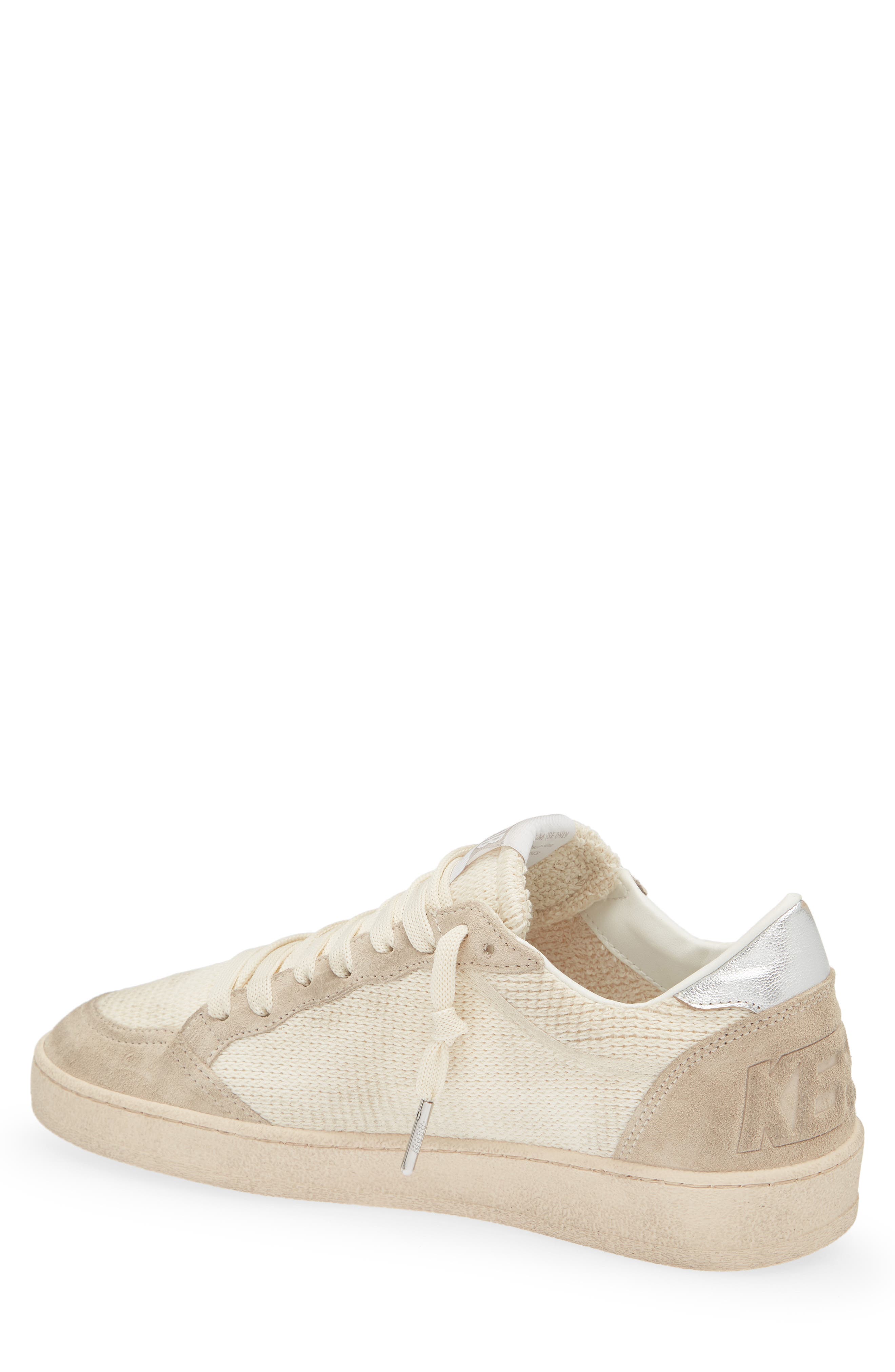 Ball Star Sneaker, Alternate, color, BEIGE/ SILVER