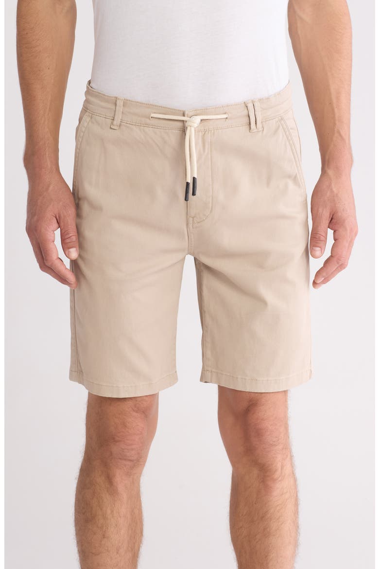 Flat Front Shorts, Main, color, SAND