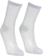 MOTHER The Half-Step Crystal Embellished Crew Socks