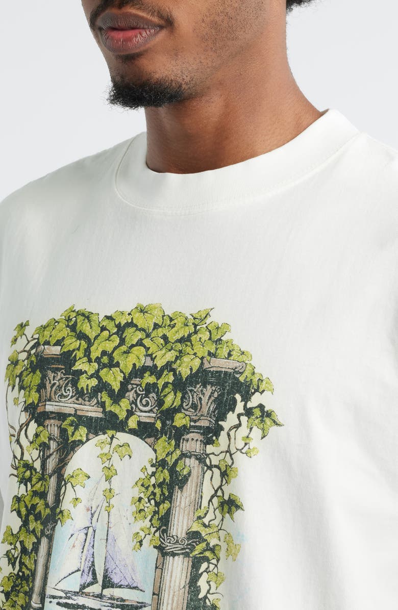 ID Supply Co Hotel Paradise Graphic T-Shirt, Alternate, color, White