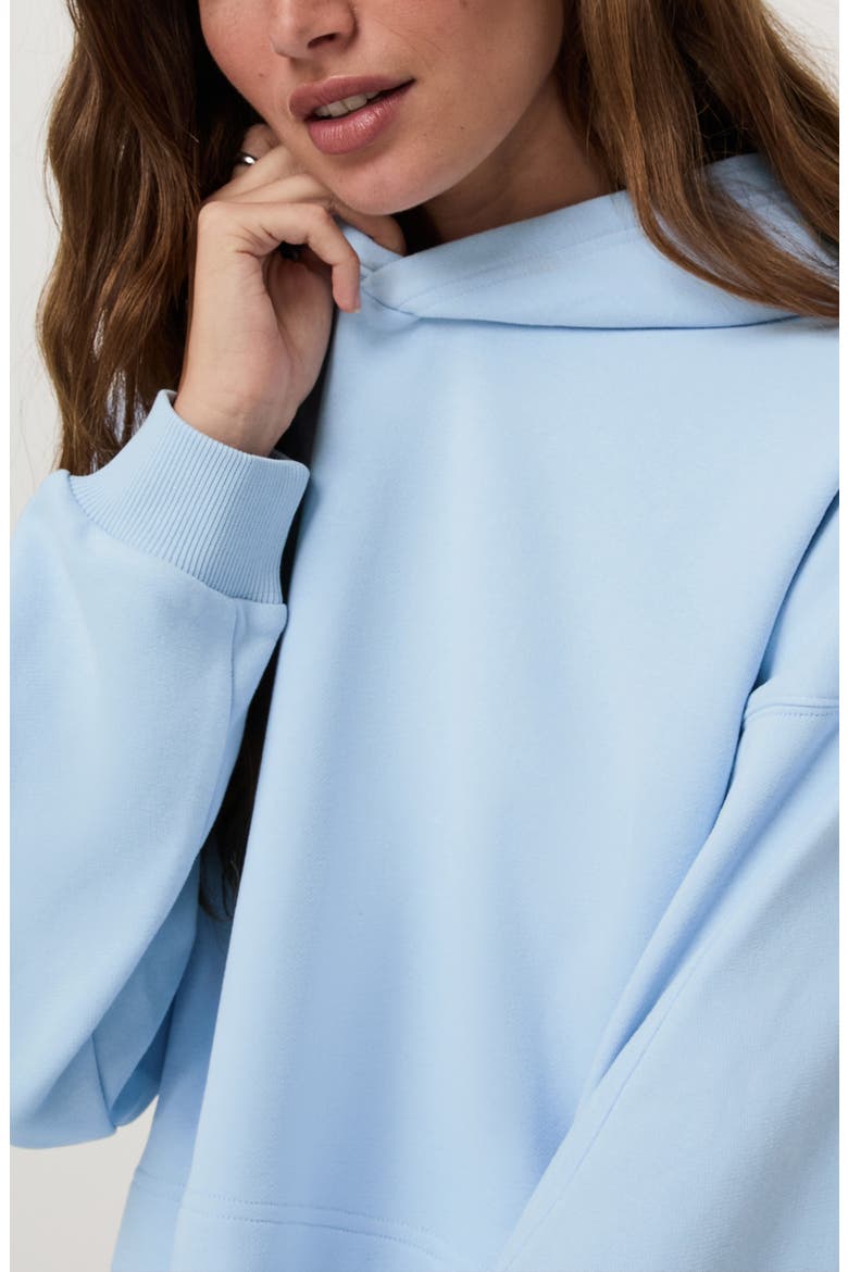 Sedona Crop Hoodie, Alternate, color, CRYSTAL BLUE