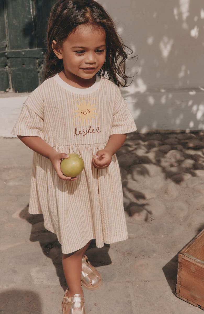 NEXT Kids' Le Soleil Jersey Dress, Alternate, color, Neutral