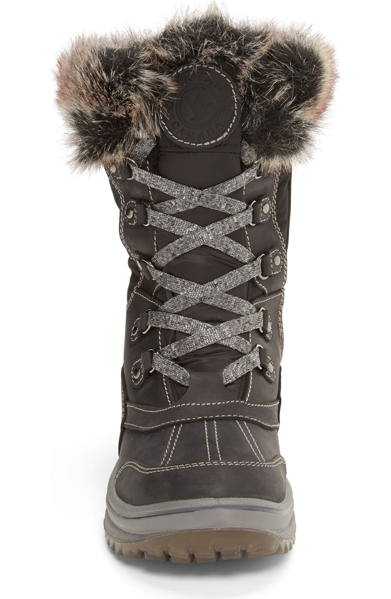 Santana Canada 'Myrah' Faux Fur Waterproof Boot, Alternate, color,