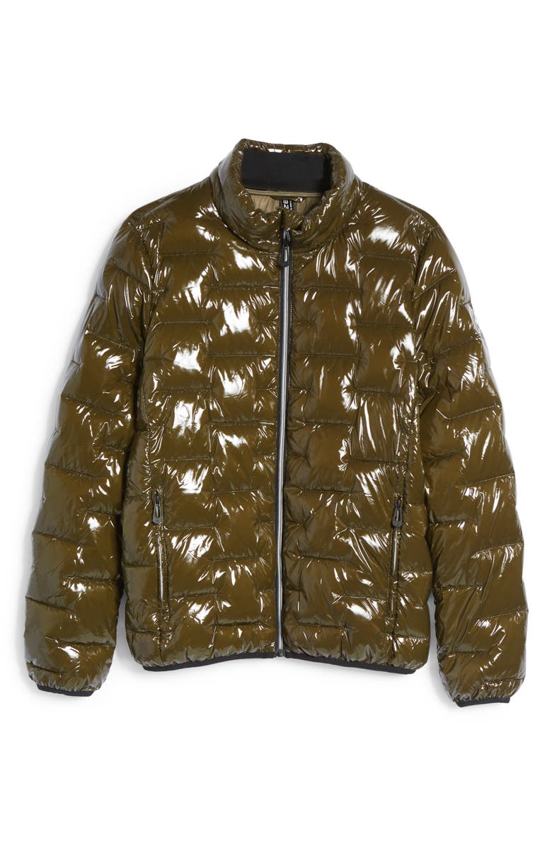 Noize Quilted Puffer Jacket, Alternate, color, Olive