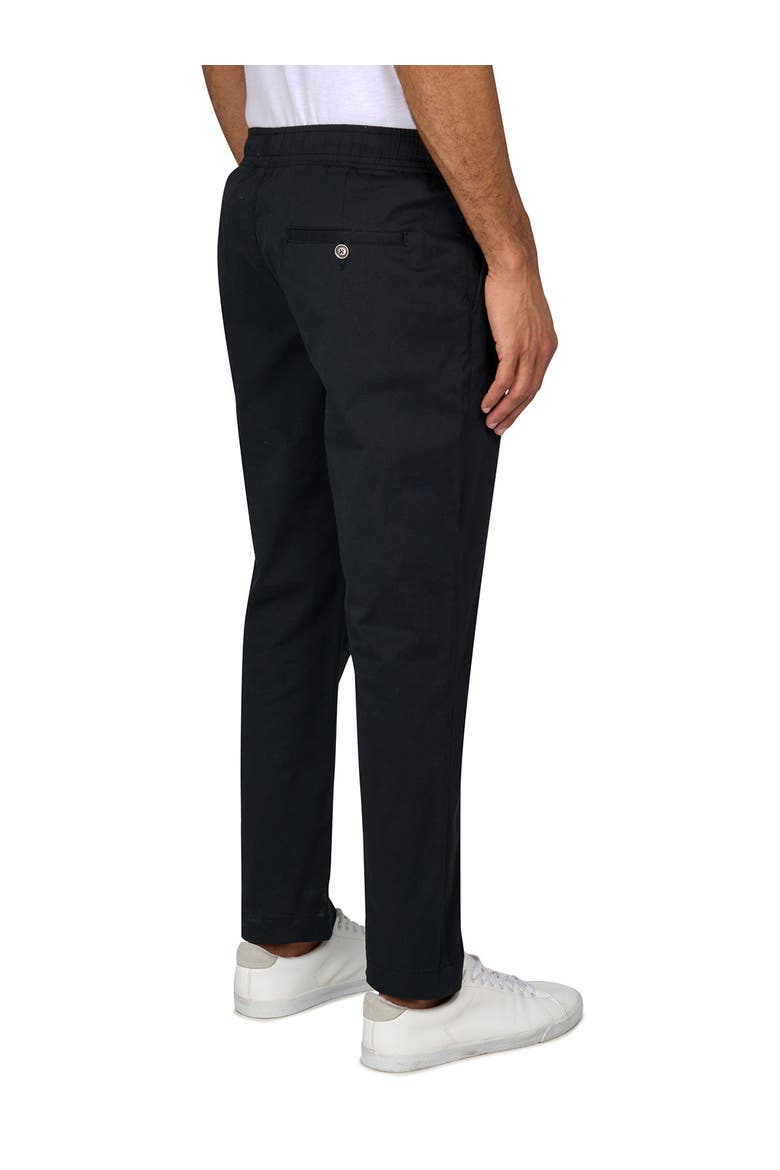 Solid Drawstring Pants, Alternate, color, BLACK