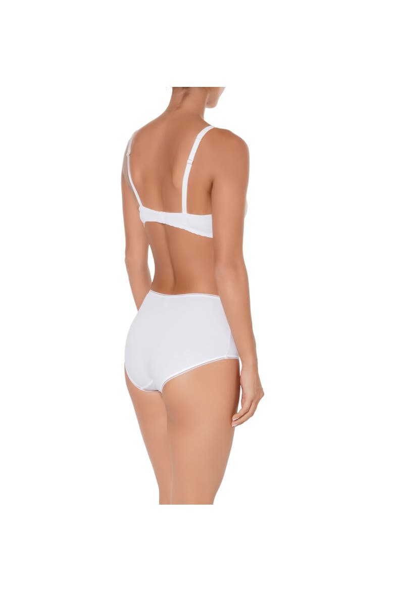 Coton Bio Bralette, Alternate, color, White