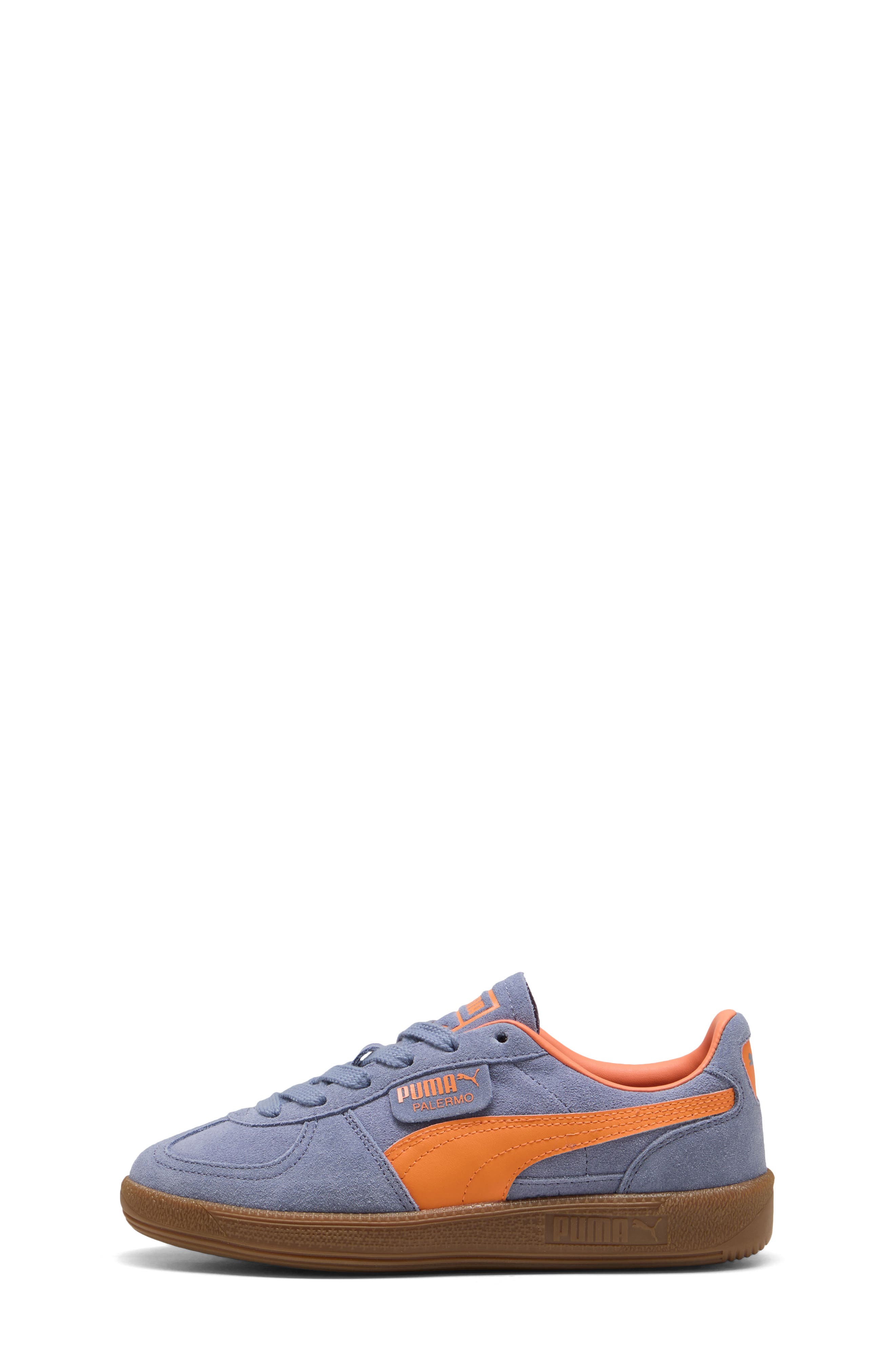 PUMA Kids' Palermo Sneaker, Alternate, color, Gray Sky/ Melon Glow