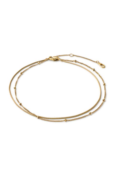 Gold Anklet - Hallie Anklet