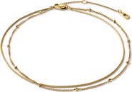 Ana Luisa Gold Anklet - Hallie Anklet
