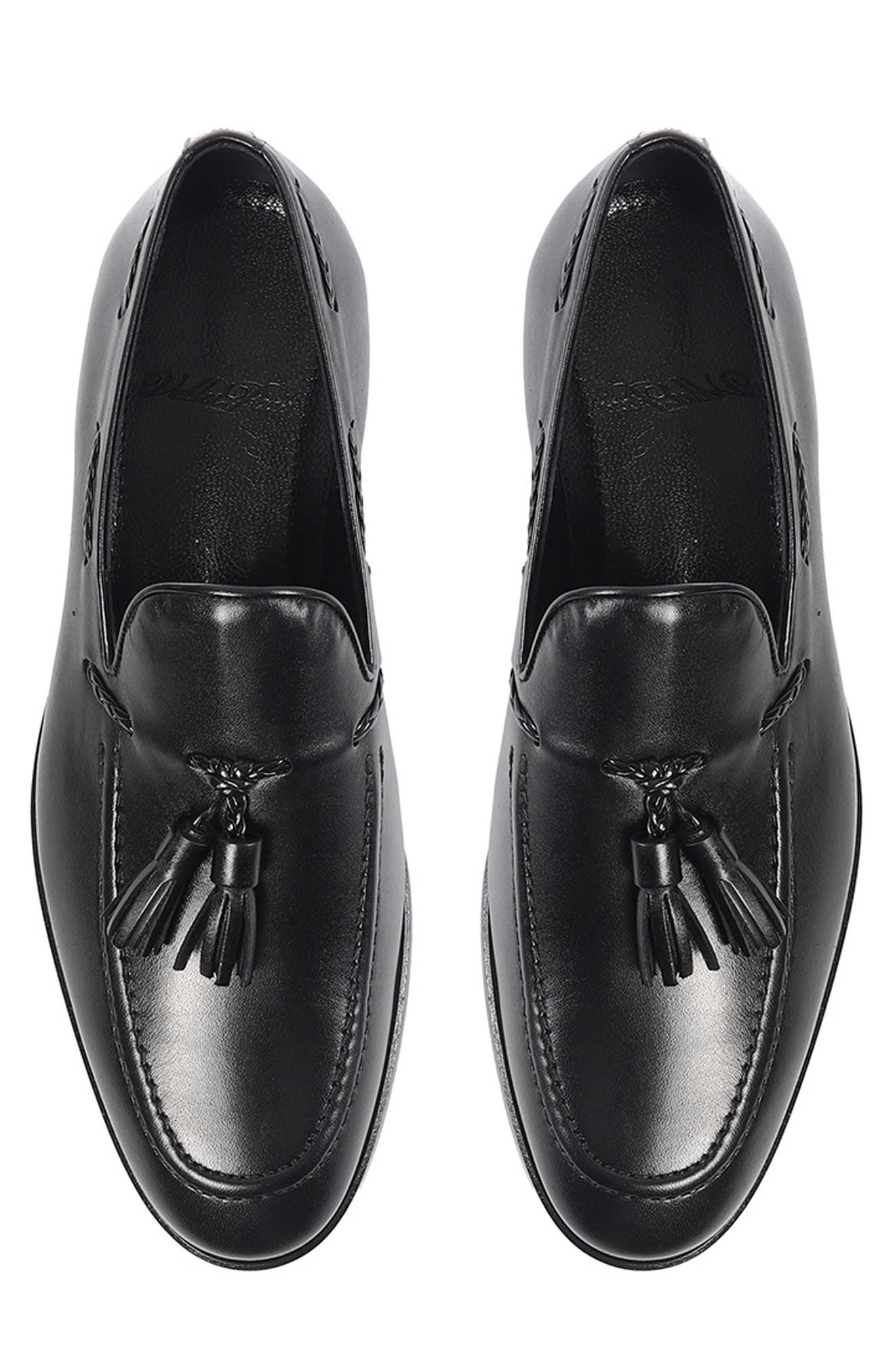 VELLAPAIS Fairfield Tassel Loafer, Alternate, color, Black
