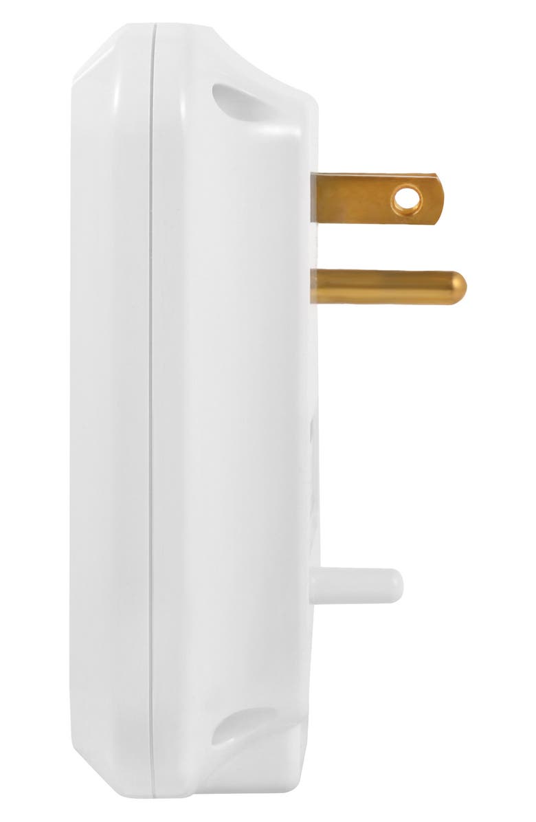 BROOKSTONE 5-in-1 Surge Protector, Alternate, color, White