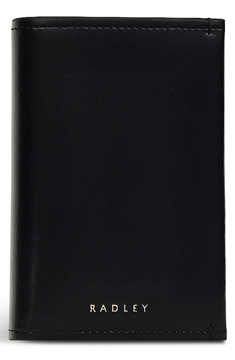 Radley Lexington Lane Medium Bifold Leather Wallet, Main, color, Black