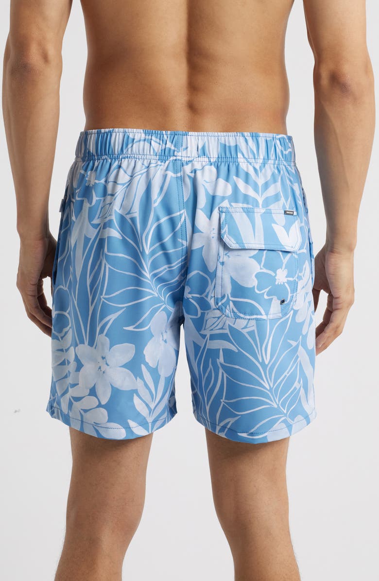 Vintage Summer Volley Swim Trunks, Alternate, color, Blue