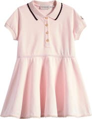 Moncler Kids' Cotton Piqué Polo Dress