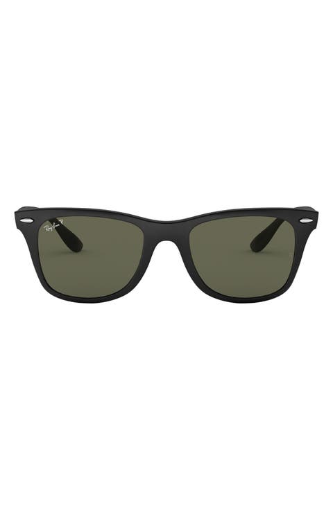 52mm Polarized Rectangular Sunglasses