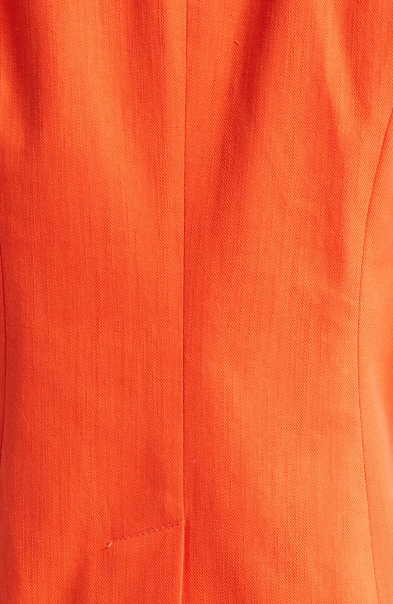 Cinq à Sept Stretch Cotton Blazer, Alternate, color, Cherry Tomato