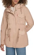 Levi's® Military Four-Pocket Zip Hooded Jacket