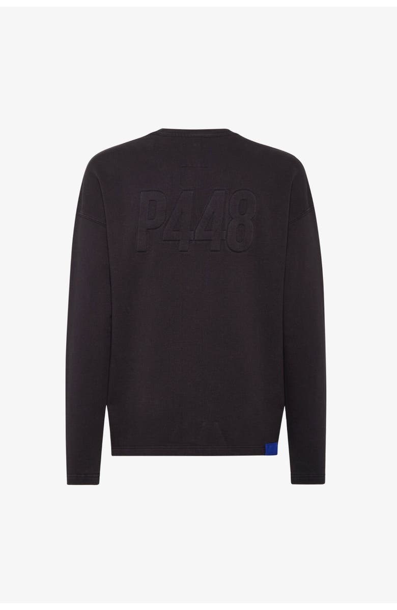 P448 Organic Cotton Pullover Sweatshirt, Alternate, color, Black