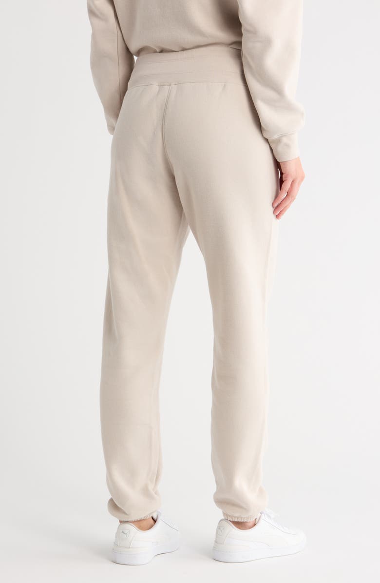 CALVIN KLEIN PERFORMANCE Logo Patch Slim Fit Sweatpants, Alternate, color, Chalk