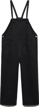 MANGO Cotton Denim Maternity Overalls