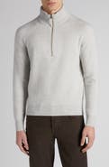 TOM FORD Lambswool & Cashmere Half Zip Sweater