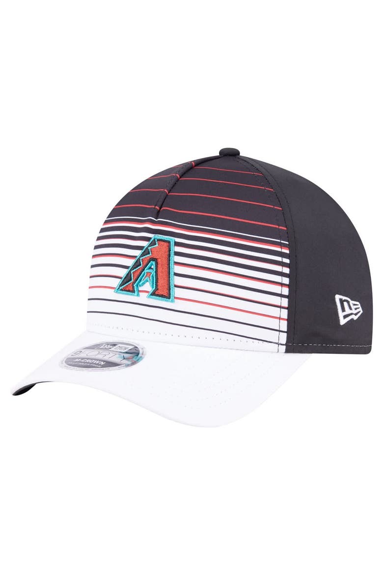 Men's New Era  Black Arizona Diamondbacks Gradient 9FORTY M-Crown Adjustable Hat, Main, color, Black