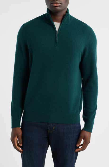 Nordstrom Quarter Zip Cashmere Sweater