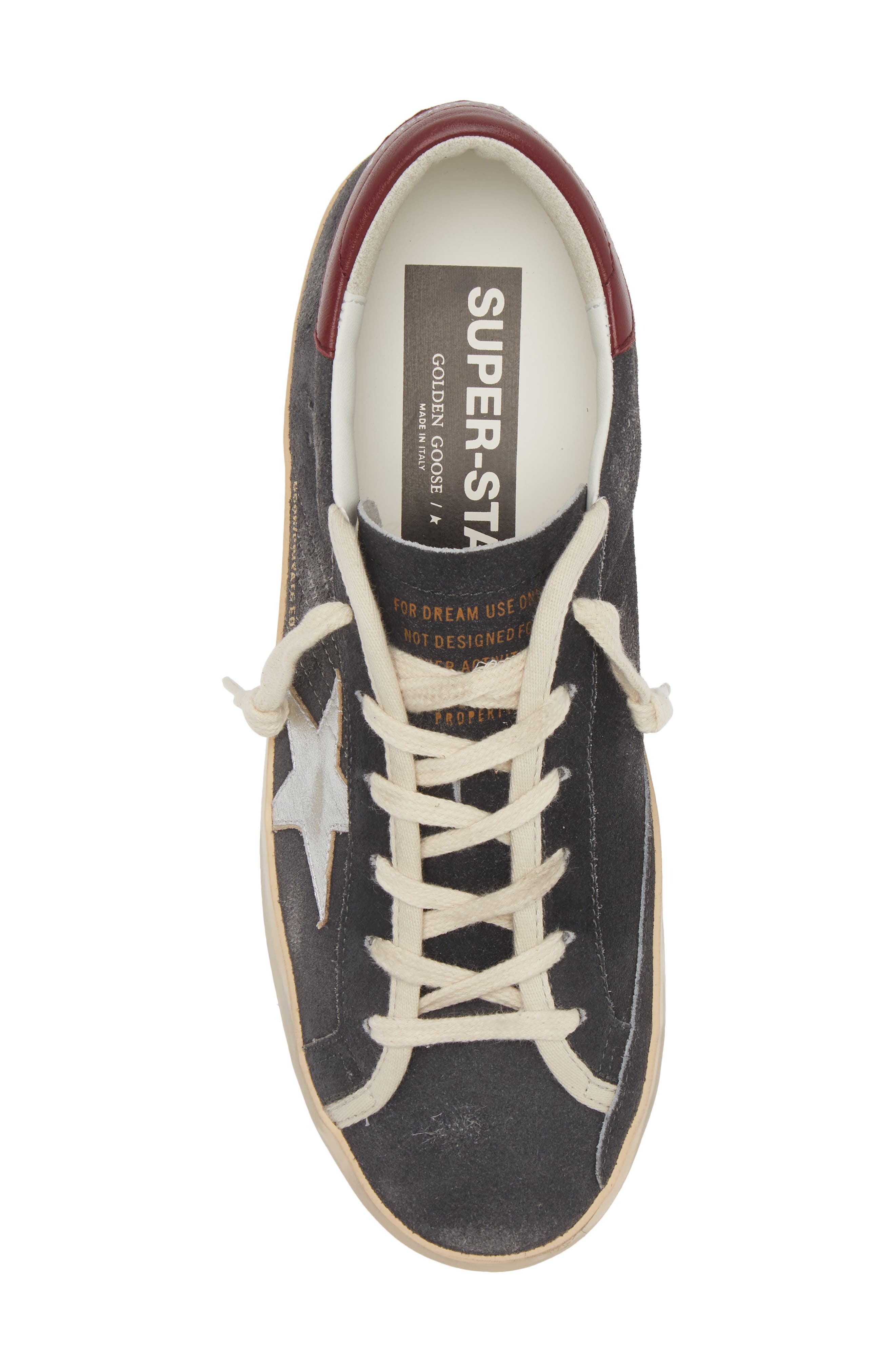 Golden Goose Super-Star Sneaker, Alternate, color, Grey/ Silver