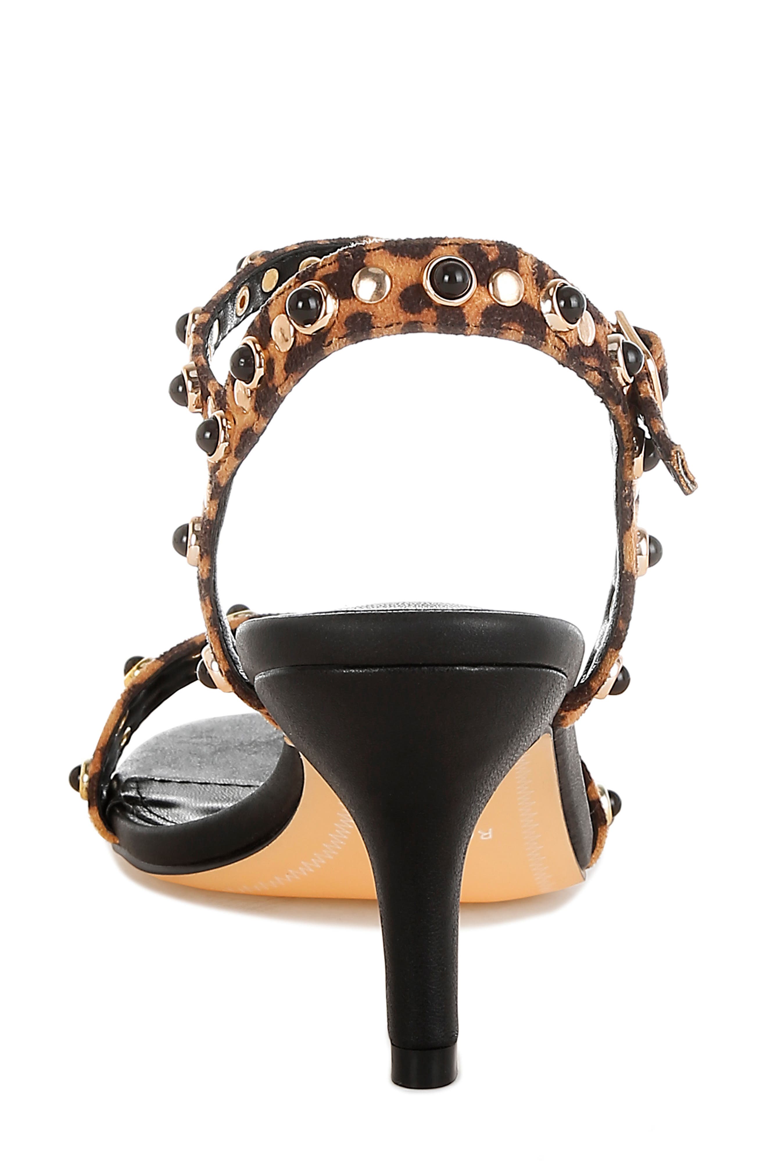 Rag & Co Laro Embellished Sandal, Alternate, color, Leopard