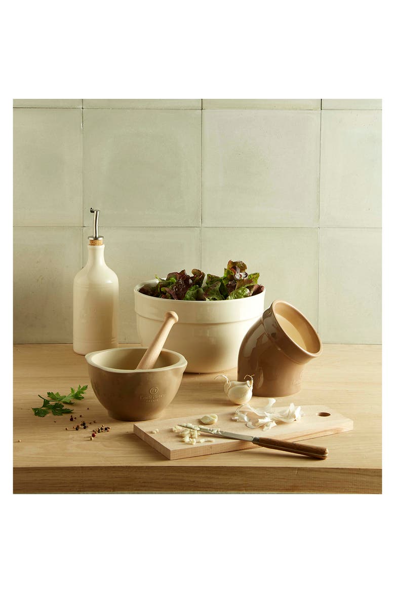 Made In France Mortar and Pestle, Alternate, color, Burgundy