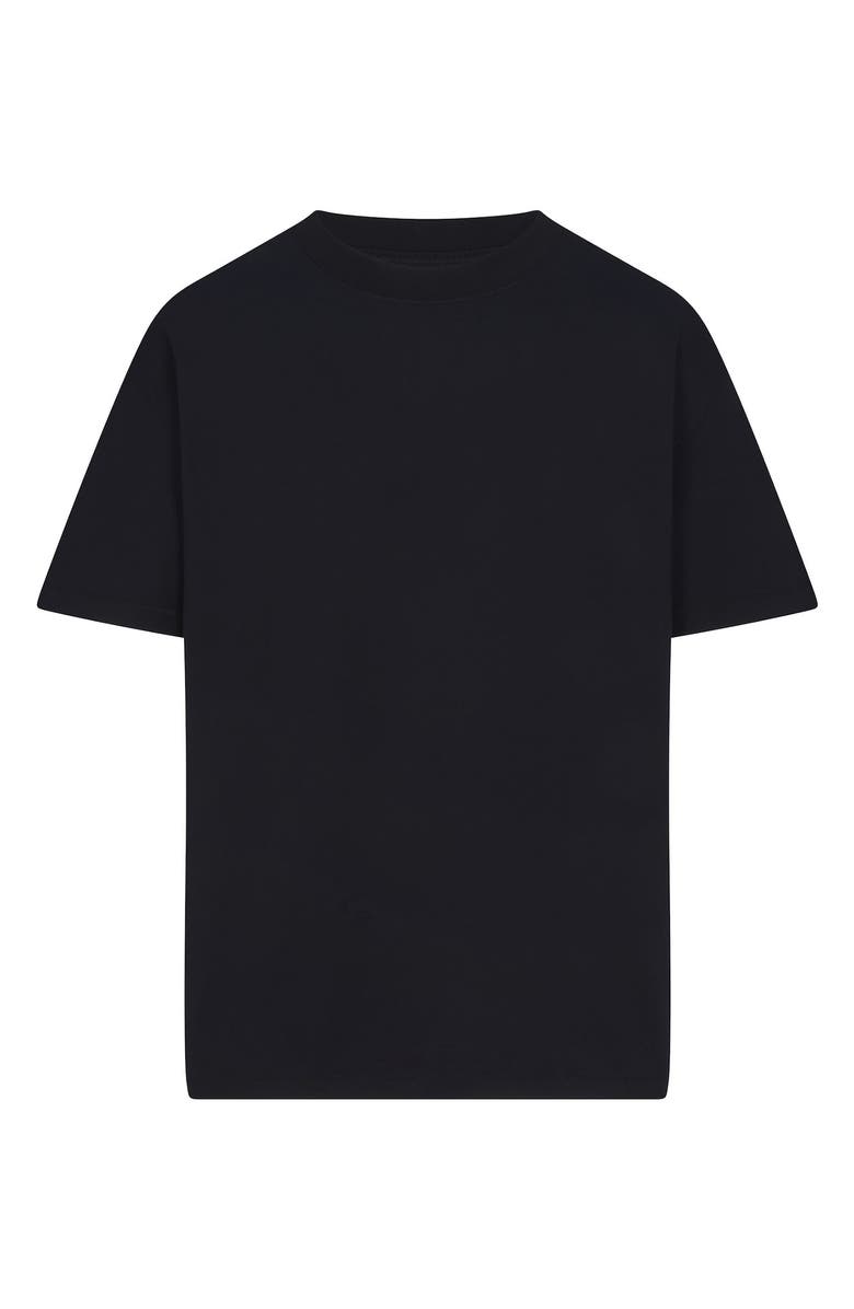SKIMS Relaxed Fit Heavyweight Cotton T-Shirt, Alternate, color, Obsidian