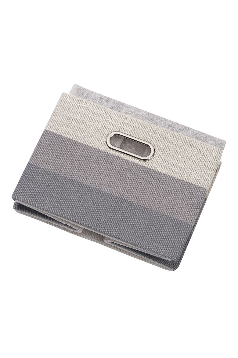 Gray Ombre Foldable/Collapsible Storage Bin/Basket, Alternate, color, Gray
