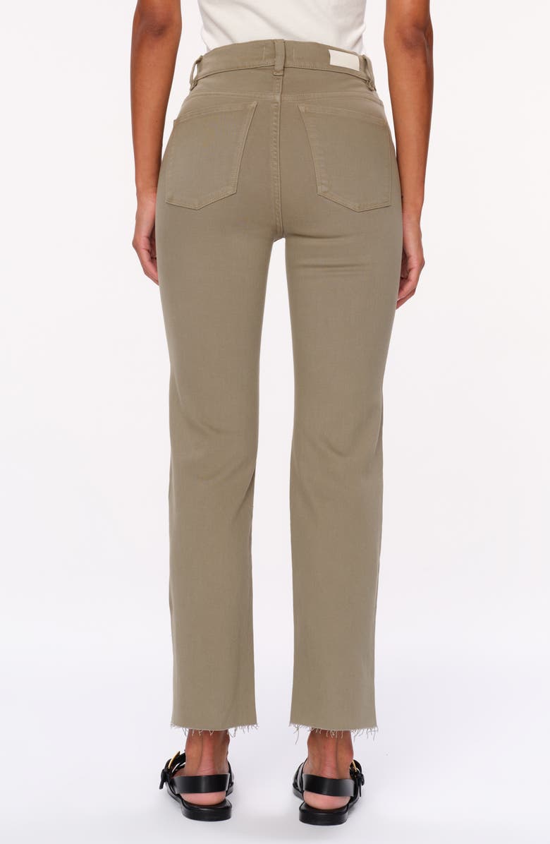 DL1961 Patti Raw Hem High Waist Ankle Straight Leg Jeans, Alternate, color,