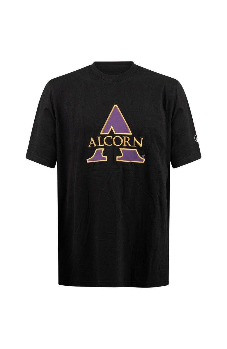 FISLL Men
s FISLL Black Alcorn State Braves Applique T-Shirt, Alternate, color, Black