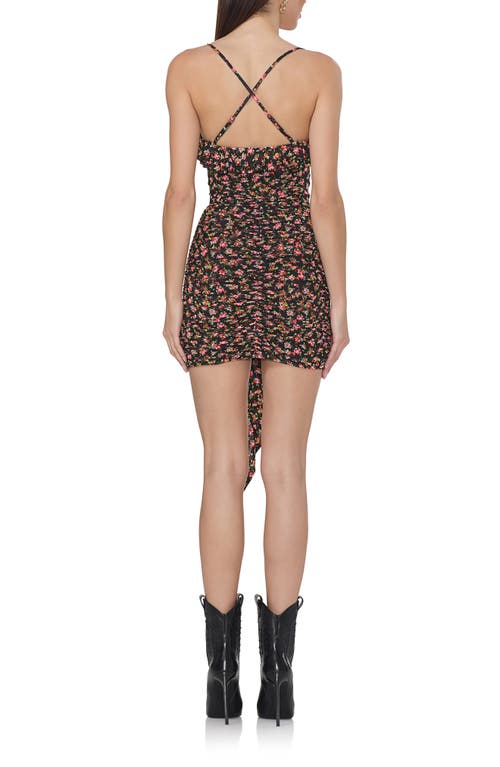 AFRM AFRM MACKIE RUCHED TIE WAIST MINIDRESS 