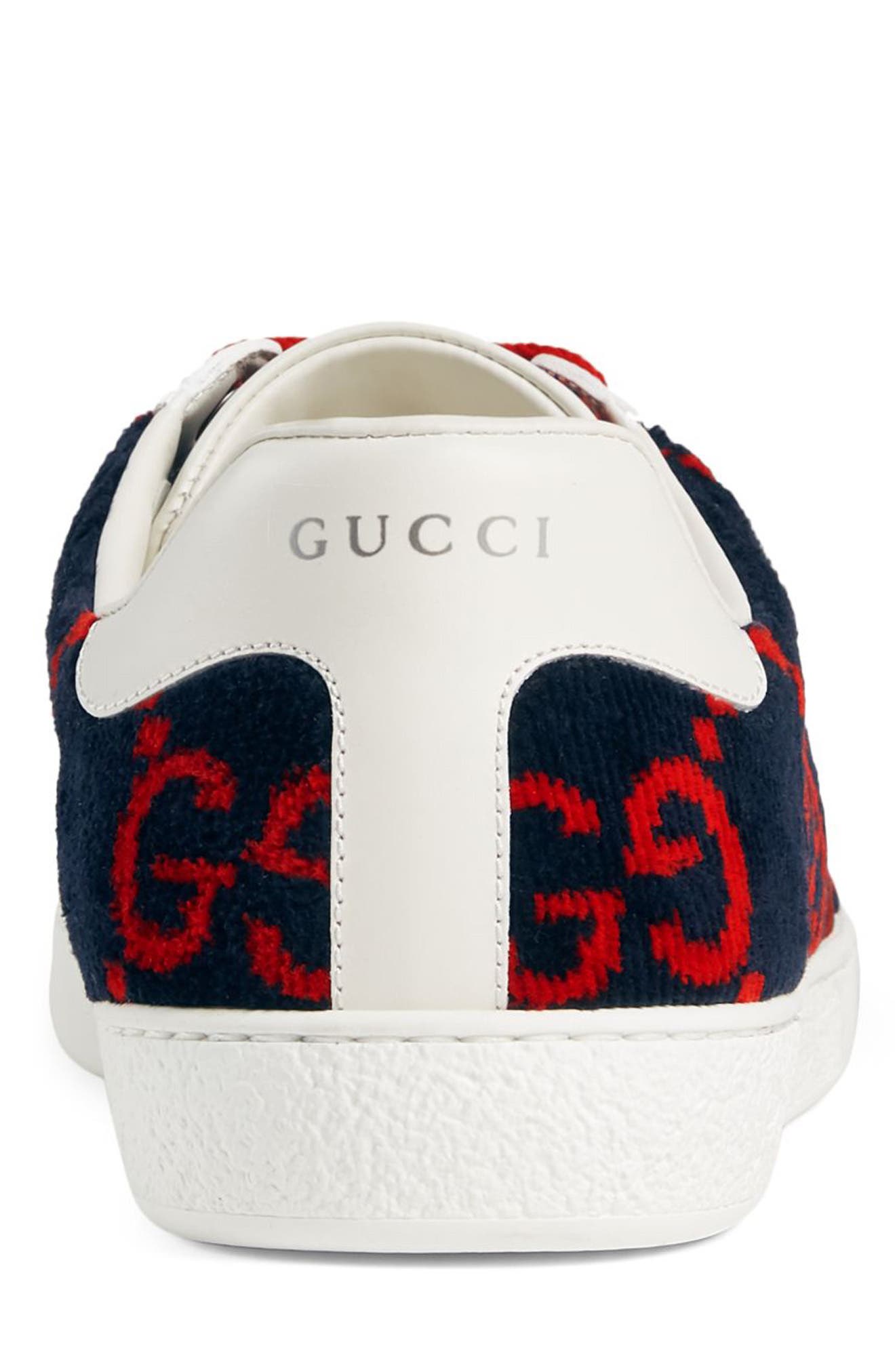 New Ace GG Logo Sneaker, Alternate, color, MULTI BLUE