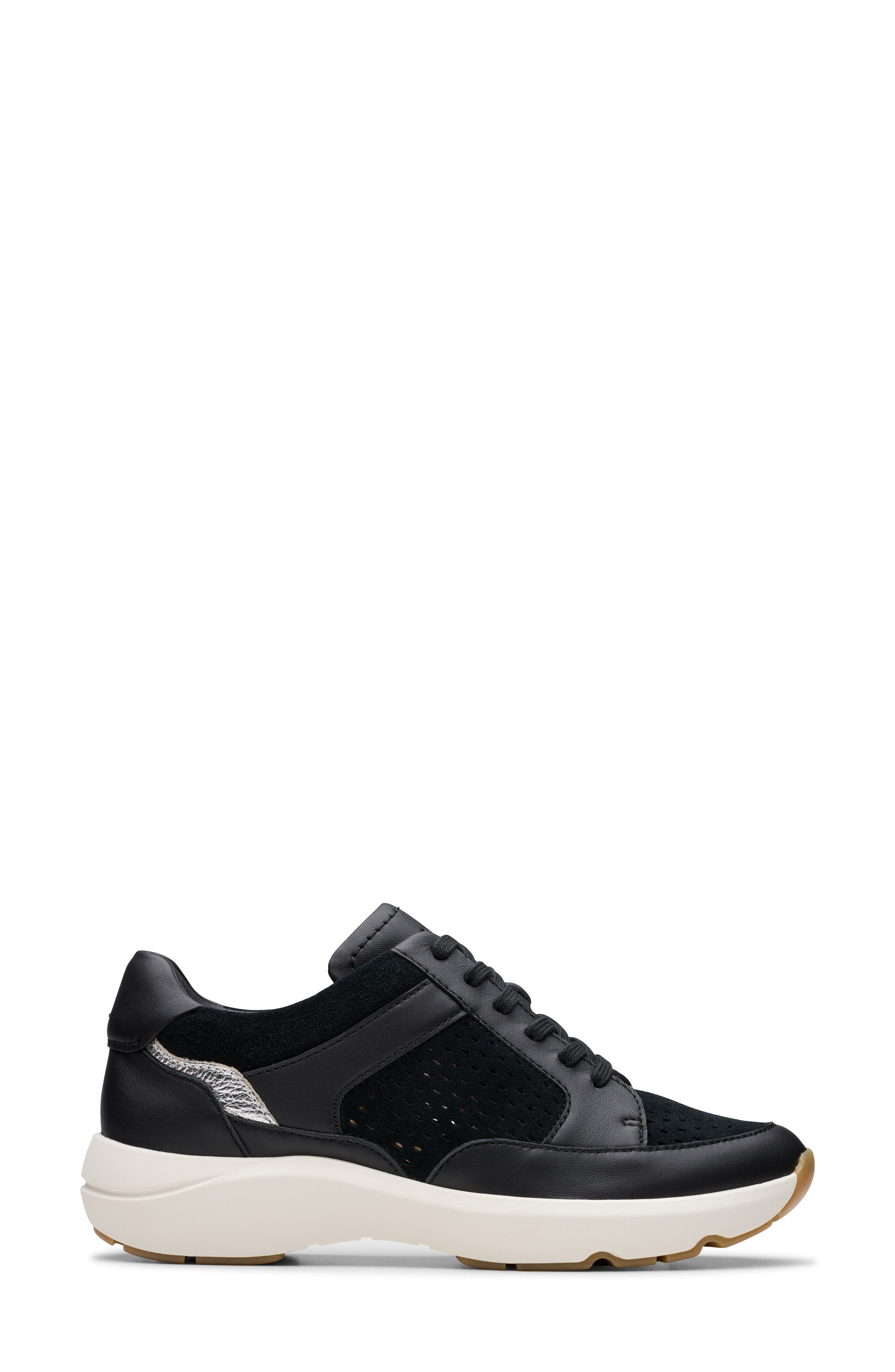Clarks<sup>®</sup> Tivoli Walk Sneaker, Alternate, color, Black Combi