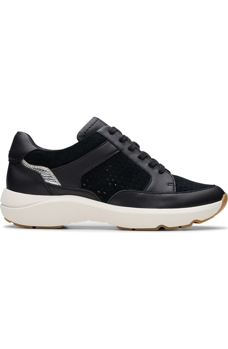 Clarks<sup>®</sup> Tivoli Walk Sneaker, Alternate, color, Black Combi