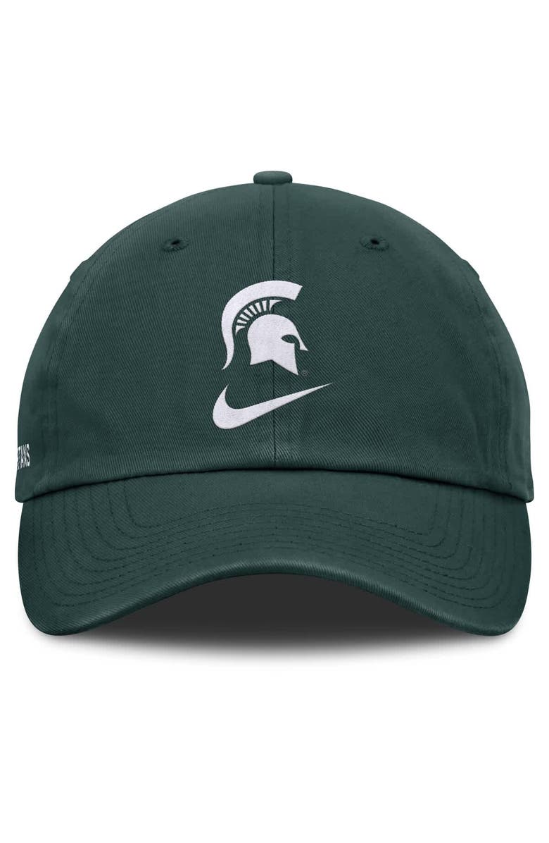 Nike Men's Nike Green Michigan State Spartans Primetime Club Adjustable Hat, Alternate, color, Green