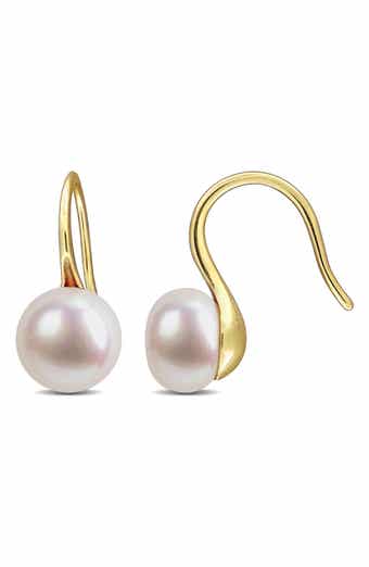 Cultured Pearl Drop Earrings