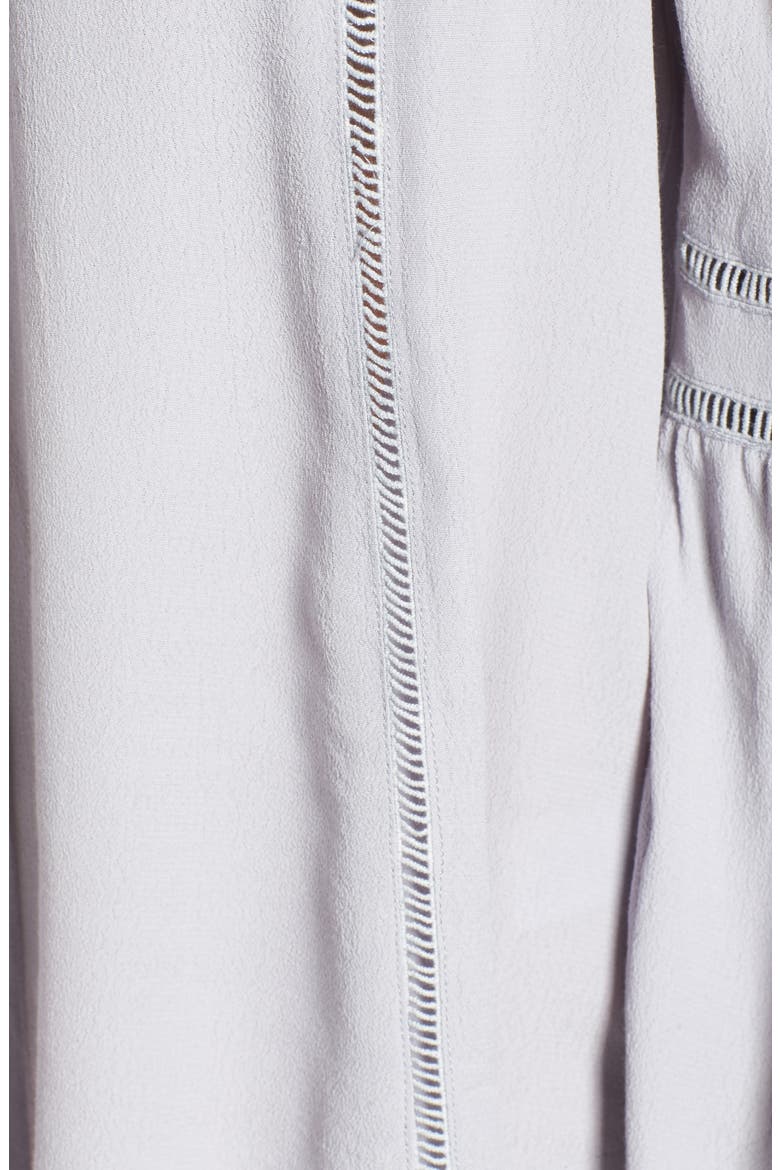 Split Neck Cold Shoulder Blouse, Alternate, color, PERIWINKLE